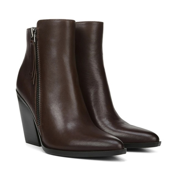 Naturalizer Rooney Dual Zip Bootie Chocolate 10.5 - Picture 9 of 10